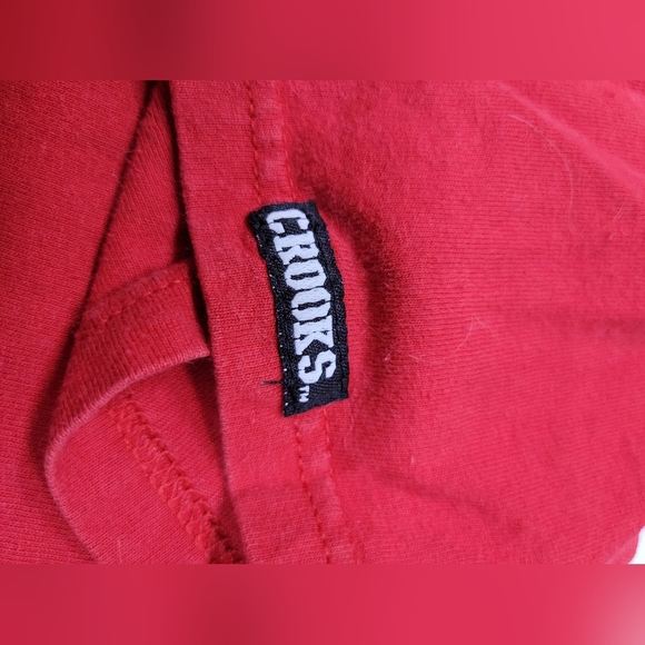 Red Crooks & Castles T-shirt Large - Picture 5 of 7